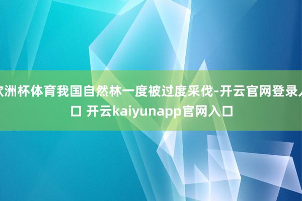 欧洲杯体育我国自然林一度被过度采伐-开云官网登录入口 开云kaiyunapp官网入口