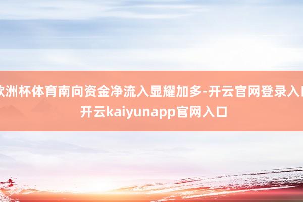欧洲杯体育南向资金净流入显耀加多-开云官网登录入口 开云kaiyunapp官网入口