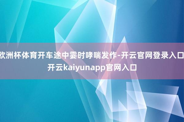 欧洲杯体育开车途中霎时哮喘发作-开云官网登录入口 开云kaiyunapp官网入口