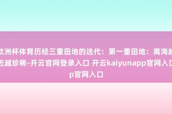 欧洲杯体育历经三重田地的迭代:第一重田地:离海越近越珍稀-开云官网登录入口 开云kaiyunapp官网入口